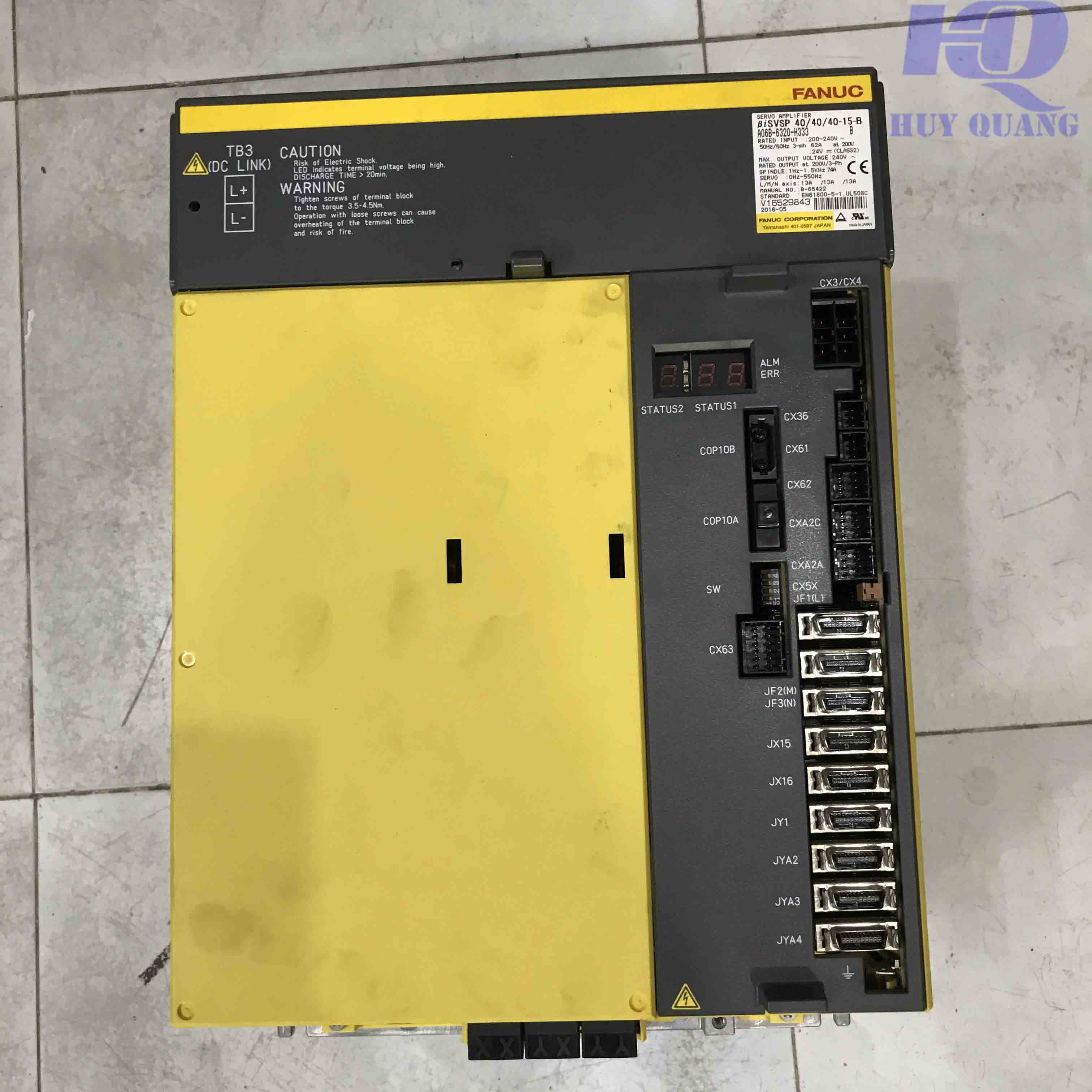 Sửa chữa lỗi SV0401 trên bộ khuếch đại servo Fanuc A06B6290H328