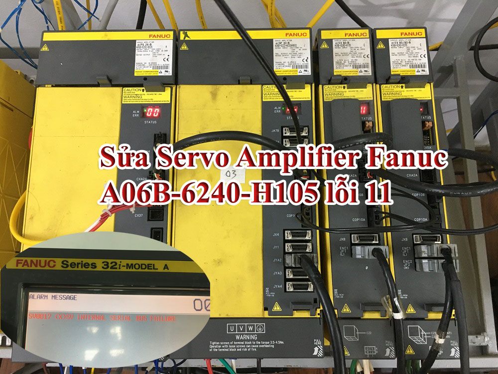 Sửa máy CNC Fanuc Alarm SV0017
